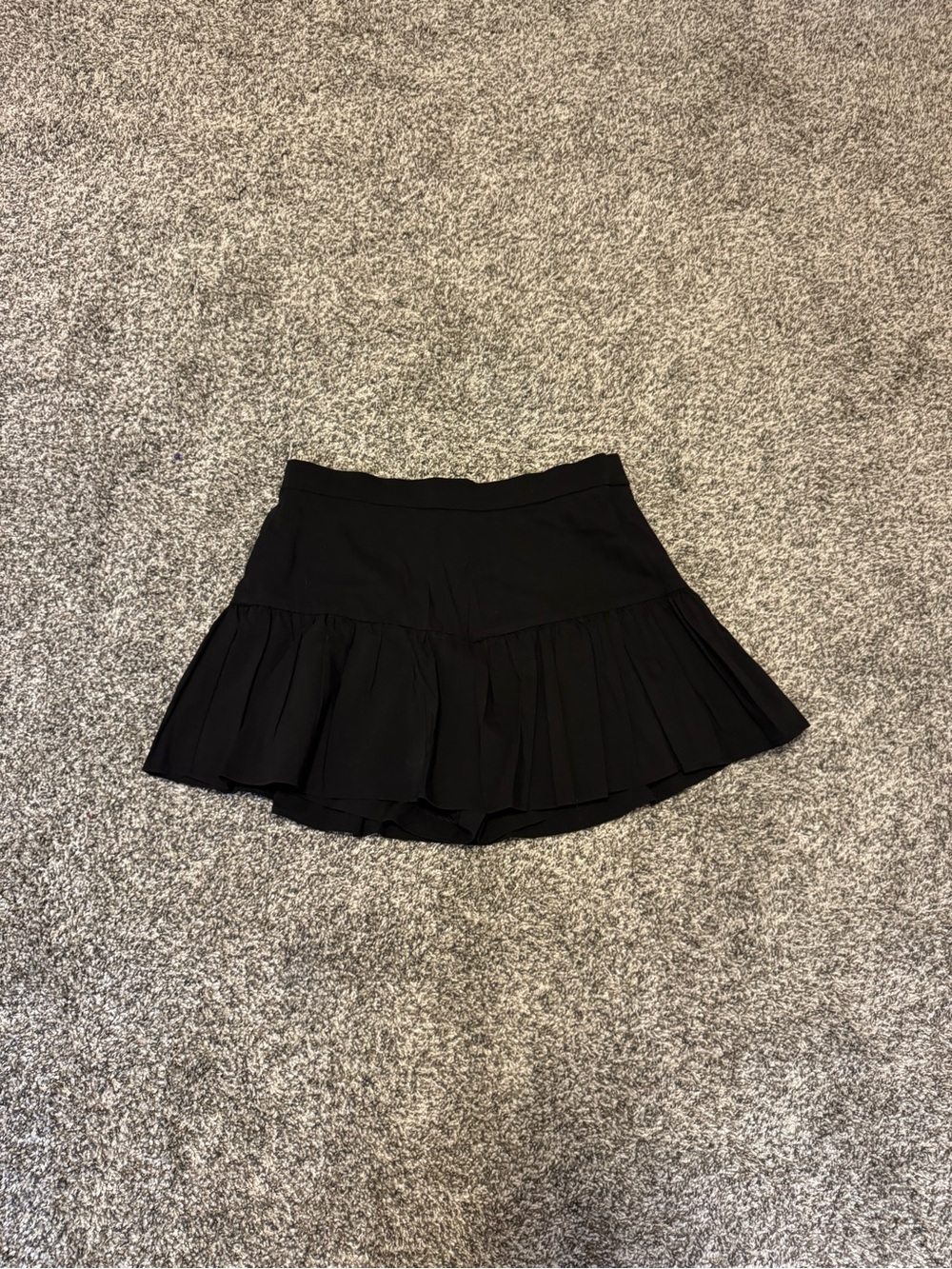 Zara Black Ruffle Skort